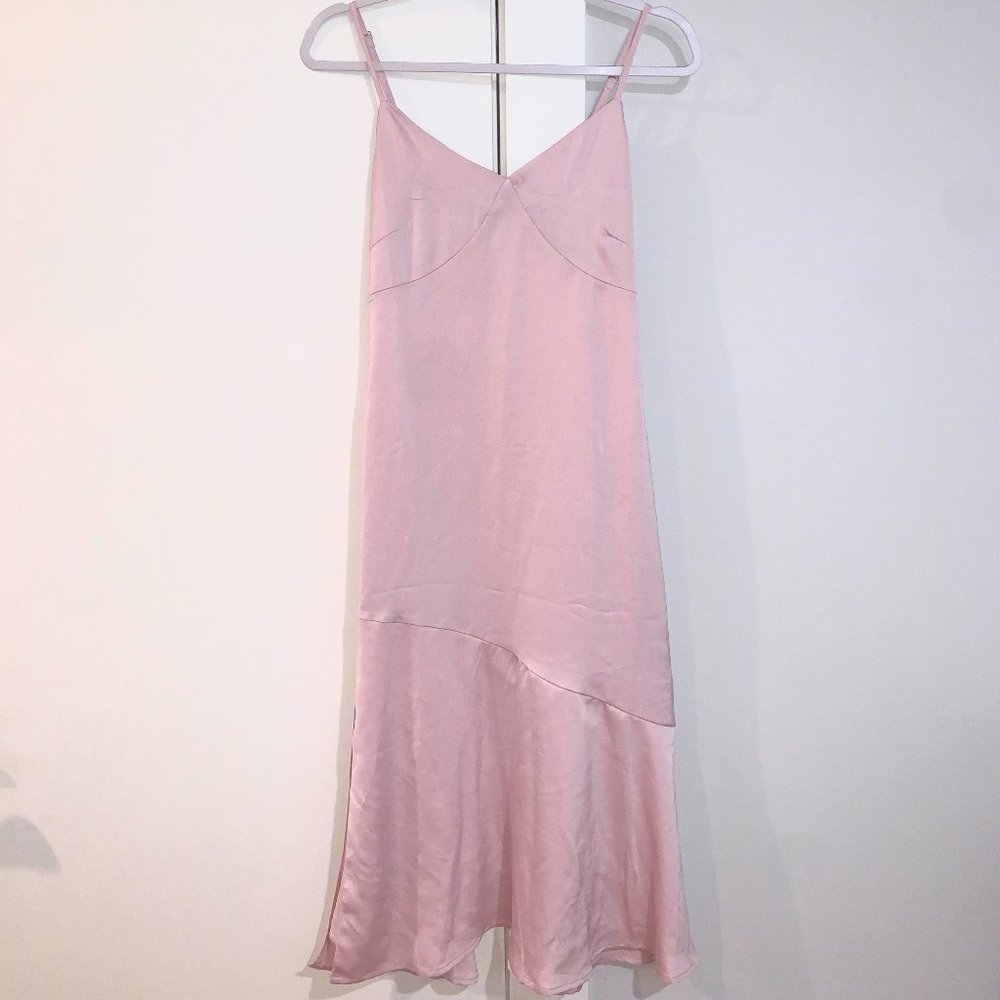 Nasty Gal Strappy Seam Hem Detail Midi Dress